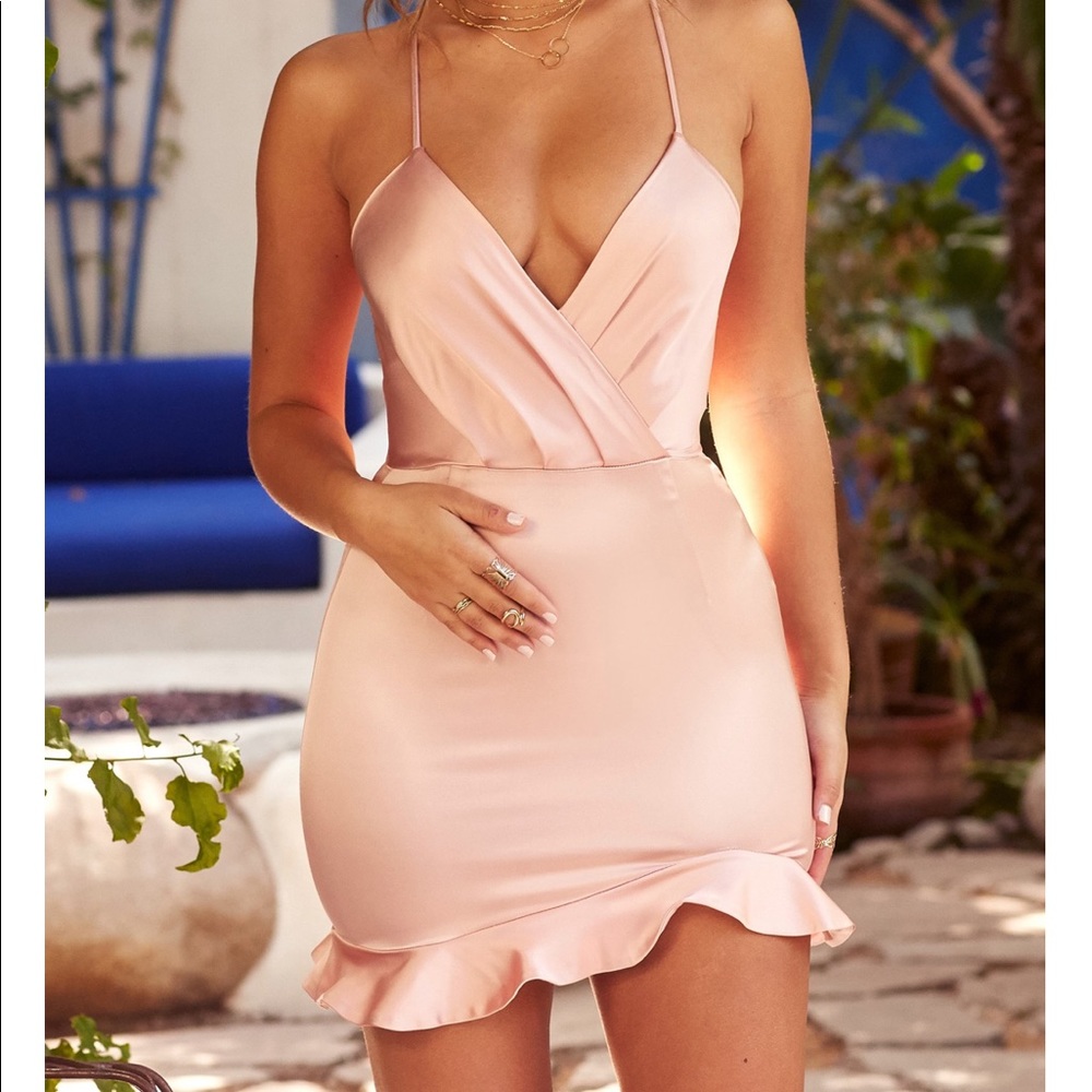 Dress! Never worn. Blush pink